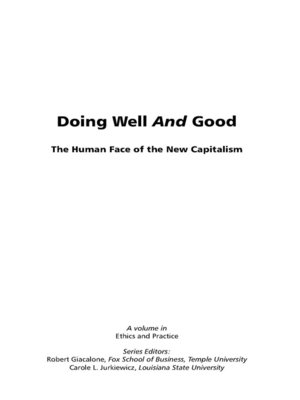 cover image of Doing Well and Good